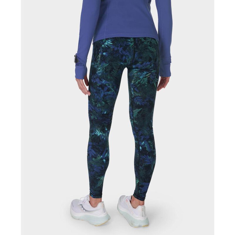 Sweaty Betty Power 7/8 Workout Leggings Green Forest Print image number 1